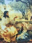 Семирадский Г.И. "Христос у Марфы и Марии"   50*70 см